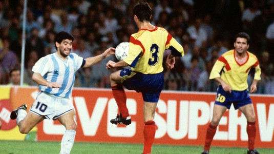 Amintiri de la Mondialul din Italia. Maradona n-a uitat nici acum meciul cu România: "Erau jucători mari în teren, Hagi, Lăcătuş, Popescu"