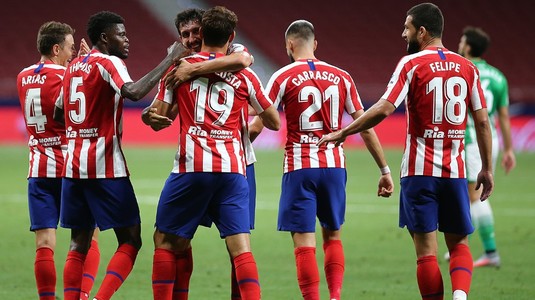 VIDEO | Victorie la limită pentru Atletico Madrid în meciul cu Betis. Echipa lui Simeone şi-a asigurat un loc în sezonul următor al Ligii Campionilor