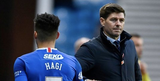 Ianis Hagi, tot mai des pe banca de rezerve la Rangers! Ce a spus Steven Gerrard despre situaţia românului