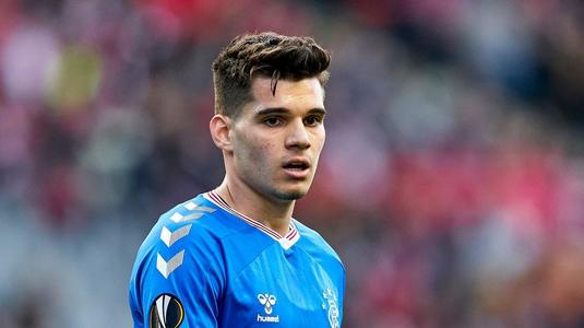 Ianis Hagi, prestaţie ştearsă în Rangers - St. Johnstone. Ce notă a primit în presa din Scoţia