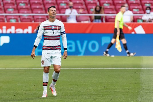 VIDEO Are 36 de ani, dar poate face asta! Cursa nebună a lui Cristiano Ronaldo: 60 de metri în 7 secunde în amicalul cu Spania