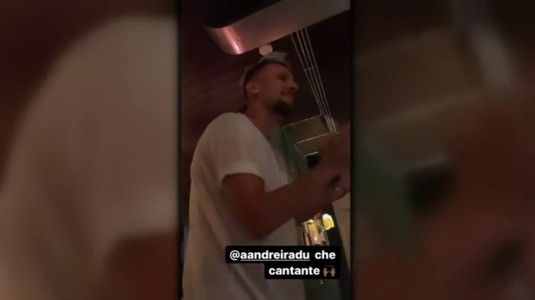 VIDEO | Ionuţ Radu s-a urcat pe mese la "botezul" lui Calhanoglu. Portarul român a cântat şi el alături de mijlocaşul turc