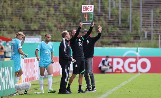 Wolfsburg, descalificată din Cupa Germaniei după ce a folosit şase schimbări în loc de cinci, cât permite regulamentul