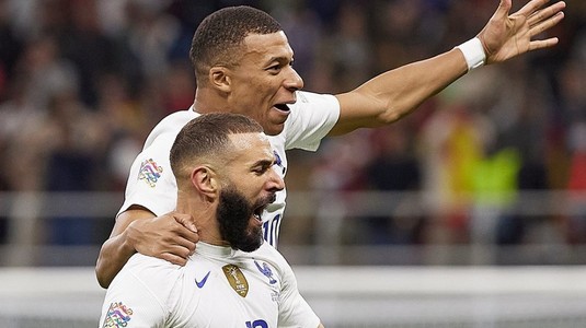 Franţa a învins Spania şi a câştigat Liga Naţiunilor! Benzema şi Mbappe au întors soarta meciului
