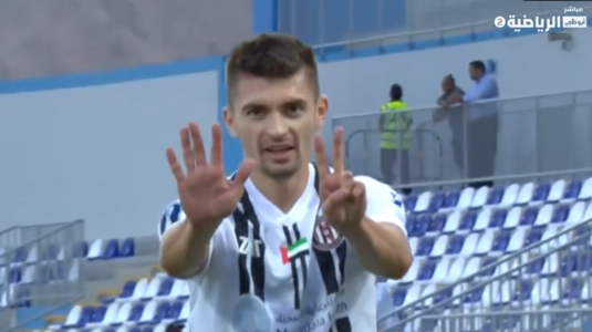 VIDEO | Florin Tănase a marcat pentru Al-Jazira! Reacţia clubului: ”Atacant pur!”