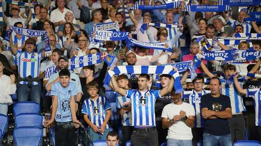 Un fan al echipei Real Sociedad a murit la meciul cu Mallorca. El avea 70 de ani şi a suferit un infarct