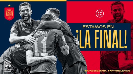 Semifinalele Ligii Naţiunilor | Spania – Italia 2-1 şi ibericii merg în finală