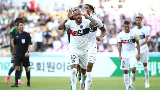 VIDEO | Neymar, SHOW total în amicalul cu echipa lui Dan Petrescu. Starul brazilian a marcat două goluri în victoria cu Jeonbuk