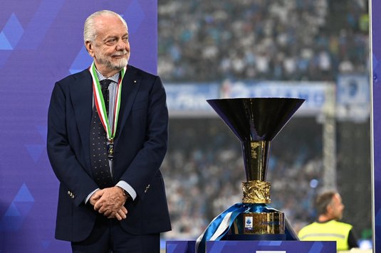 Aurelio De Laurentiis pune piciorul în prag! Preşedintele lui Napoli nu vrea ca Supercupa Italiei să se joace în Arabia Saudită