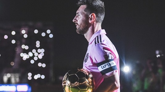 Messi, câştigător al Balonului de Aur a opta oară, sărbătorit de Inter Miami: "Aici mă simt ca acasă" | VIDEO