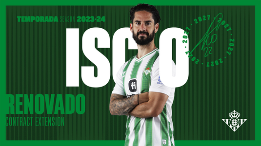 OFICIAL | Isco şi-a prelungit contractul cu FC Sevilla