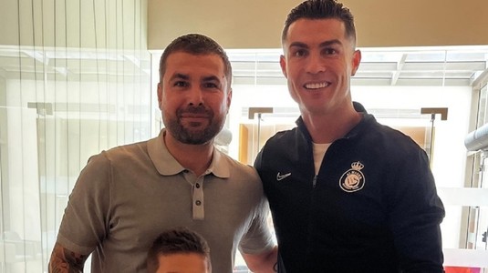 Întâlnire de 5 stele! Adrian Mutu s-a fotografiat alături de Cristiano Ronaldo: ”Visul a devenit realitate”