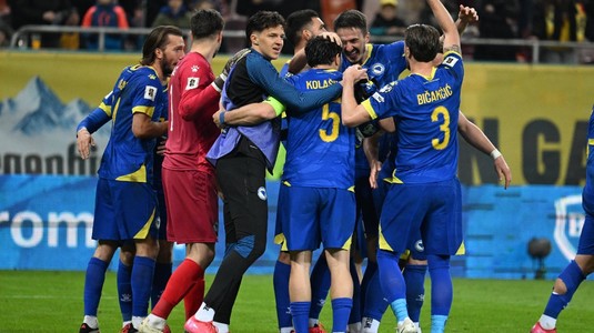 VIDEO | Bucurie fără margini! Cum au sărbătorit bosniacii victoria de pe Arena Naţională
