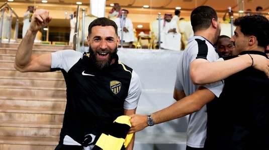 Al-Ittihad a fost încoronată campioana Arabiei Saudite. Un nou titlu pentru Karim Benzema şi Laurent Blanc