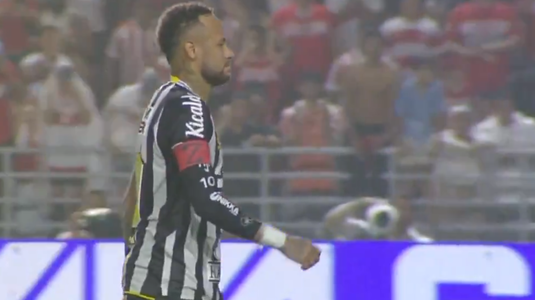 VIDEO | Neymar a revenit pe teren, însă Santos s-a făcut de râs. Ce s-a întâmplat la primul meci al fostului star de la Barcelona, după accidentare