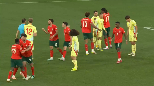 LIVE TEXT | Spania - Portugalia, ACUM, pe Orangesport.ro. Nervi întinşi la maxim în prelungiri. Jucătorii au intrat în conflict după un posibil penalty