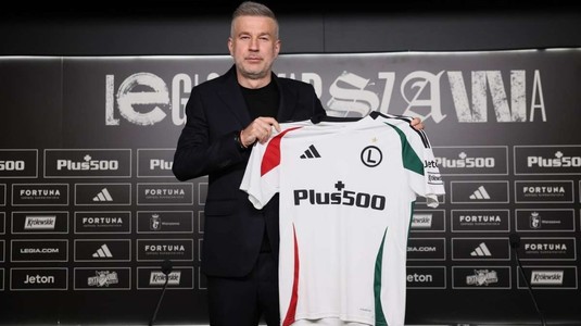 Edward Iordănescu, primele reacţii după ce a fost prezentat la Legia: "Am semnat cu un brand internaţional. Cunosc foarte bine campionatul Poloniei"