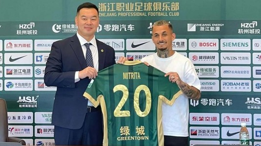 OFICIAL | Alexandru Mitriţă a fost prezentat în China! Prima reacţie a fotbalistului: "Sunt mândru să port aceste culori"