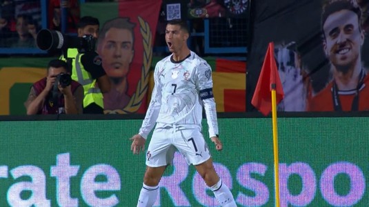 Bornă incredibilă reuşită de Cristiano Ronaldo! La câte goluri a ajuns pentru Portugalia după "dubla" din Armenia