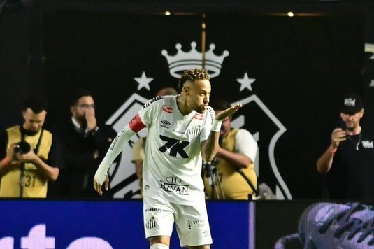 VIDEO | ”Prinţul” a spart gheaţa! Neymar a marcat după o pauză de trei luni, dar Santos nu a câştigat