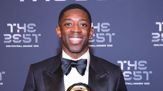 Ousmane Dembele, "The Best"! Balonul de Aur, desemnat şi jucătorul anului la gala FIFA. Care este antrenorul anului şi cum arată cel mai frumos gol | VIDEO