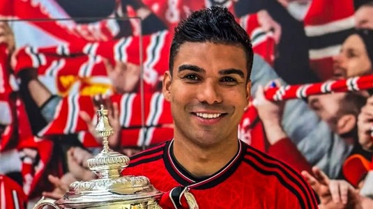 Casemiro şi-a găsit echipă după despărţirea de Manchester United. Destinaţie surprinzătoare pentru cvintuplul câştigător al Ligii Campionilor