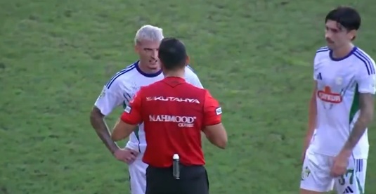 VIDEO | Coşmar pentru Valentin Mihăilă în Turcia! A ratat cu poarta goală, apoi a fost eliminat pentru o intrare brutală. Assist pentru Doicaru