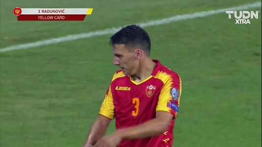 VIDEO | Risto Radunovic, decisiv pentru Muntenegru. Jucătorul FCSB l-a servit excelent pe fotbalistul care aparţine de Juventus