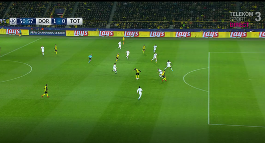 VIDEO | Fază extrem de spectaculosă la Dortmund - Tottenham. Cum a înscris Aubameyang