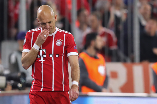 Lovitură importantă primită de Bayern. Care este situaţia lui Robben înainte de returul cu Real