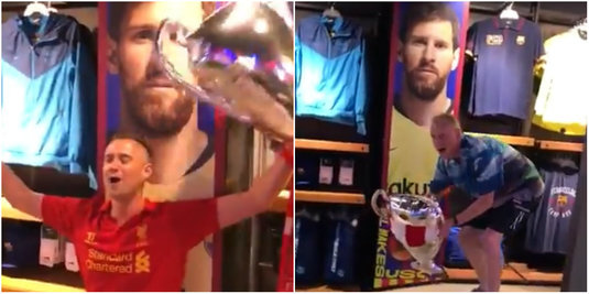 VIDEO | Sfidare totală! Ce au făcut fanii lui Liverpool într-un magazin oficial al Barcelonei