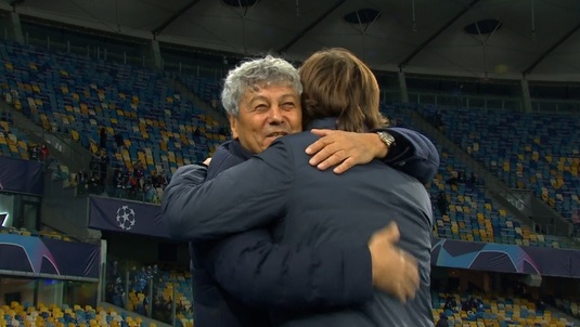 VIDEO | Mircea Lucescu şi Andrea Pirlo, întâlnire emoţionantă! Cei doi s-au îmbrăţişat şi au discutat înainte de Dinamo Kiev - Juventus