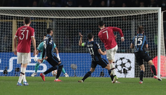 Tehnicianul Atalantei simte ”80% fericire şi 20% regret” după egalul cu Manchester United! Ce spune de golul reuşit în prelungiri de Cristiano
