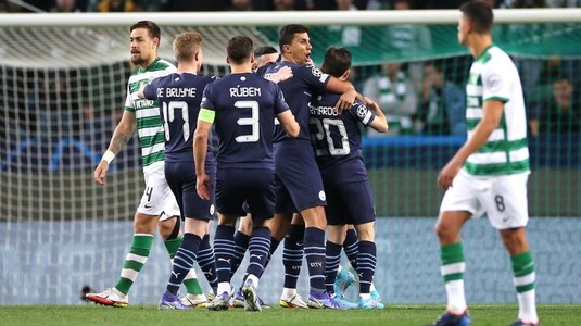 VIDEO Manchester City - Sporting 0-0 (5-0 la general). ”Cetăţenii” se califică în sferturile de finală ale Ligii Campionilor
