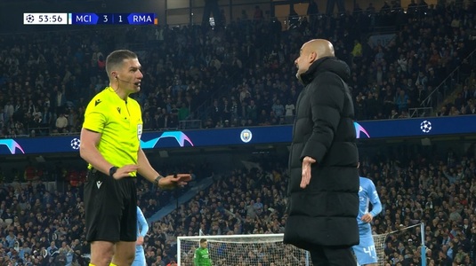 VIDEO Pep Guardiola i-a cerut scuze lui Istvan Kovacs! Mesajul transmis de antrenor după meci: ”Am reacţionat sub impulsul emoţiei”