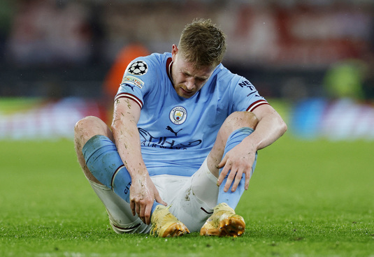 Dezamăgire imensă pentru Kevin De Bruyne. Belgianul, la a doua finală de Champions League în care iese accidentat | VIDEO