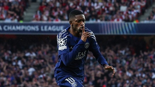 Reacţie tare după Arsenal - PSG 0-1, în turul semifinalelor UEFA Champions League: "A fost o lecţie de fotbal. Ceva nemaipomenit"