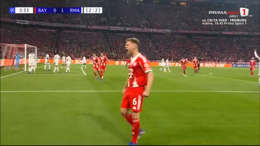 LIVE TEXT | Spectacolul UEFA Champions League continuă. Start incredil în Bayern - Real Madrid! Bavarezii egalează imediat