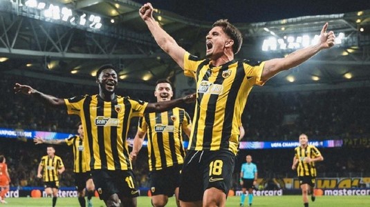 A început spectacolul în Champions League! Răzvan Marin a deschis scorul cu o execuţie superbă. Ploaie de goluri în Club Brugge - Aston Villa