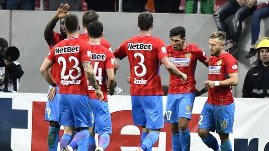 Patru jucători importanţi ai FCSB au rămas la Bucureşti! Golofca are şanse să fie titular. Cu cine s-au întâlnit băieţii lui Dică la plecare VIDEO