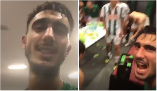 VIDEO | "AAAaaaaa!!!" Andrei Ivan a făcut show în vestiar, după ce a scos-o pe FCSB din Europa