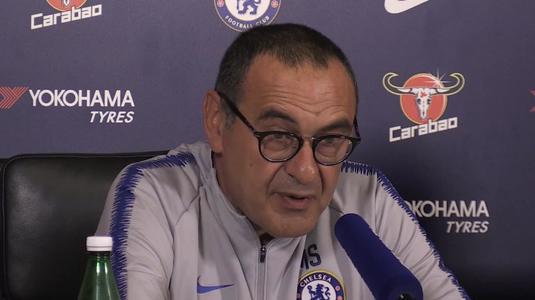 Reacţia lui Sarri după calificarea dramatică a lui Chelsea. Motivul pentru care londonezii nici n-au exersat loviturile de departajare