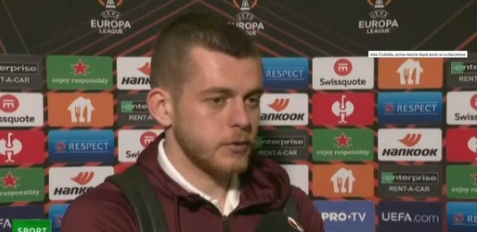 "O primă repriză perfectă!". Reacţia lui Cicâldău după ce a dat un assist contra Barcelonei