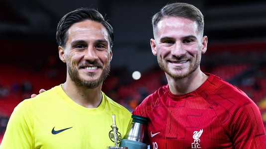 Reîntâlnire emoţionantă pentru fraţii Mac Allister! Cei doi fraţi au fost adversari în Europa League | VIDEO