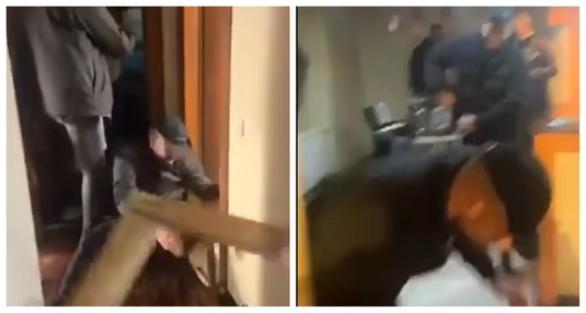 VIDEO | Scandalos, jenant, revoltător! Au apărut imagini cu huliganii olandezi care au distrus un apartament, după FCSB- Feyenoord