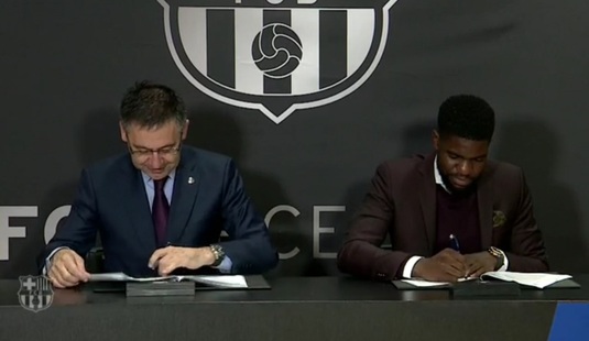 OFICIAL | Umtiti şi-a prelungit contractul cu FC Barcelona! Clauza incredibilă pe care catalanii i-au pus-o în contract