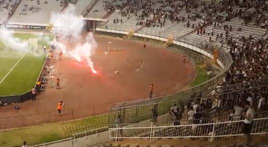 VIDEO | A fost haos! Cum au fost primiţi jucătorii lui Hajduk Split la primul meci pe care l-au jucat după ce au fost eliminaţi de FCSB