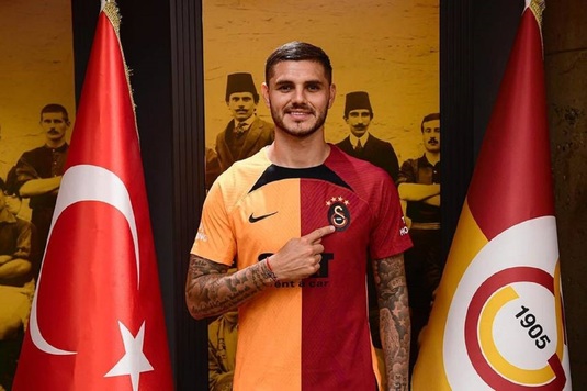 OFICIAL | Galatasaray, transferuri pe bandă rulantă. Mauro Icardi şi alţi patru jucători, anunţaţi de clubul din Istanbul