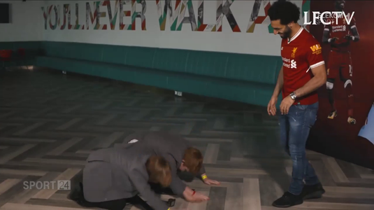 VIDEO | Acel moment când îţi întâlneşti idolul. Cum au fost surprinşi câţiva copii din Liverpool. Reacţia e de nepreţuit