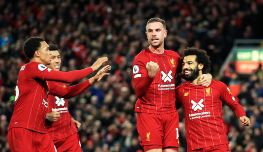 Liverpool a câştigat derby-ul cu Tottenham după ce a fost condusă şi şi-a refăcut avantajul de şase puncte